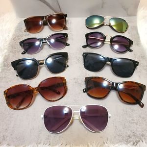 Lot of 9 sunglasses. Gap, Forever21, Old Navy.